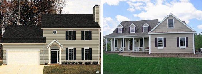 Отделка дома сайдингом