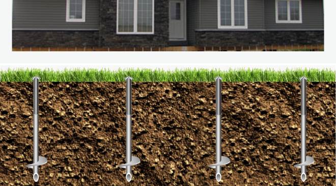 фундамент из винтовых свай