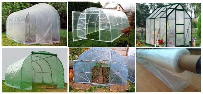 Реальные примеры строительства теплиц под пленкой