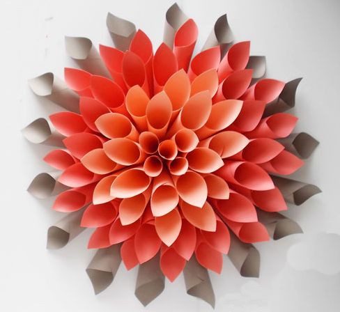 Как сделать цветы из бумаги