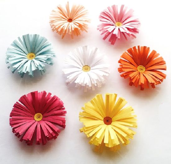 цветы из бумаги