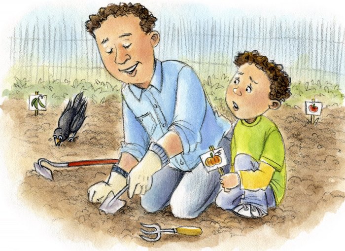 Работы в огороде