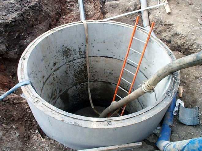 Септик из железобетонных колец