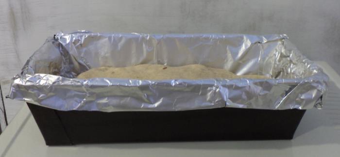 Тесто на расстойке цельнозернового хлеба