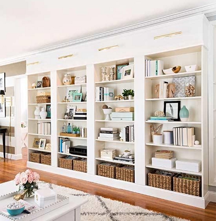 Книжный шкаф в нише